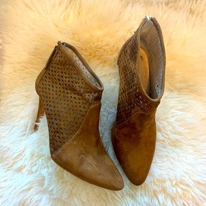 LAST CHANCE Zara Suede Heel Booties size 40
